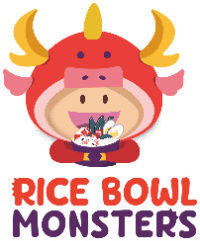 Rice Bowl Monster Logo
